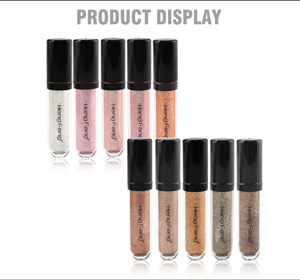 عبوة من 10 ظلال عيون لامعة من هينغ فانغ 