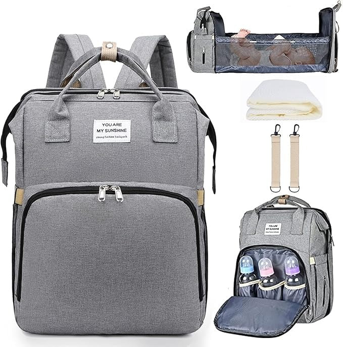 Portable Folding Crib Diaper Bag Multi-Function