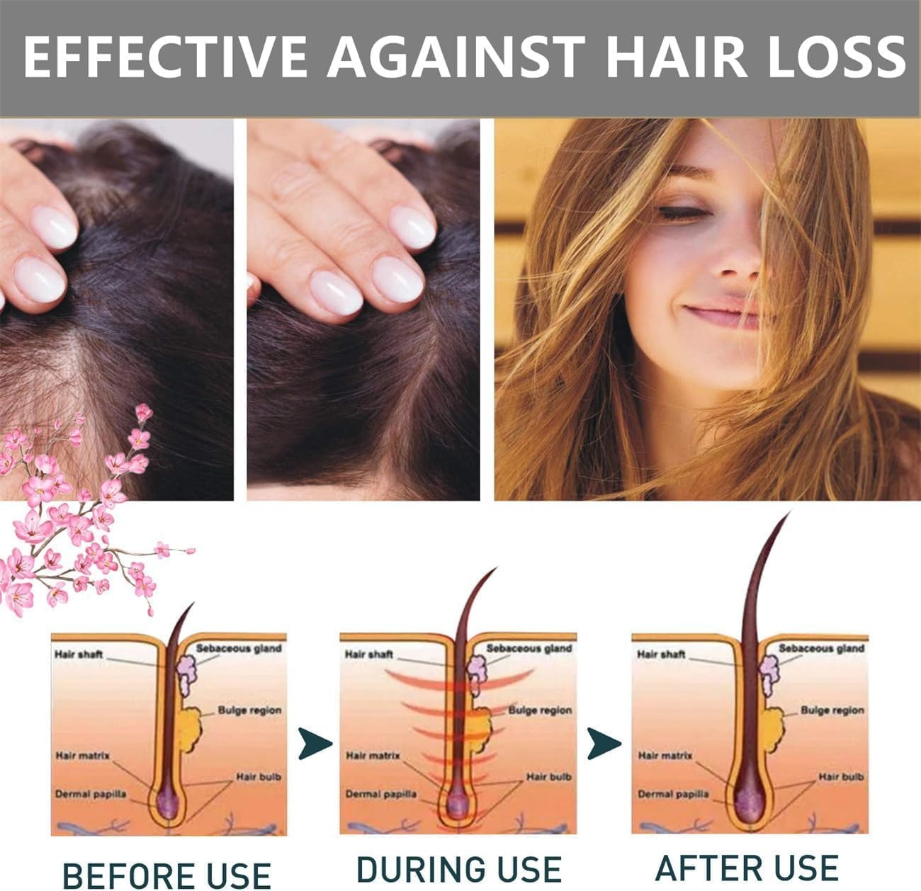 Sakura Japanese Shampoo For Hair Loss