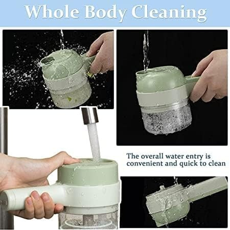 Multipurpose 4 in 1 Handheld Electric Vegetable Cutter