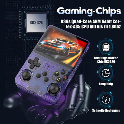 R36S Retro Handheld Game Console
