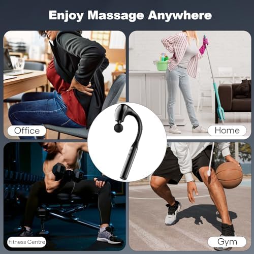 Massage Gun with Extended Handle - مسدس تدليك بمقبض ممتد